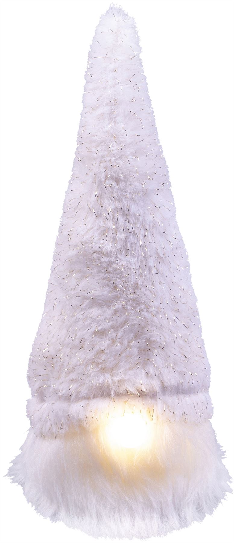 Christmas Light Up Gonk Nordic Style Xmas Decoration with LED Nose - Bjorn 220x100x100mm