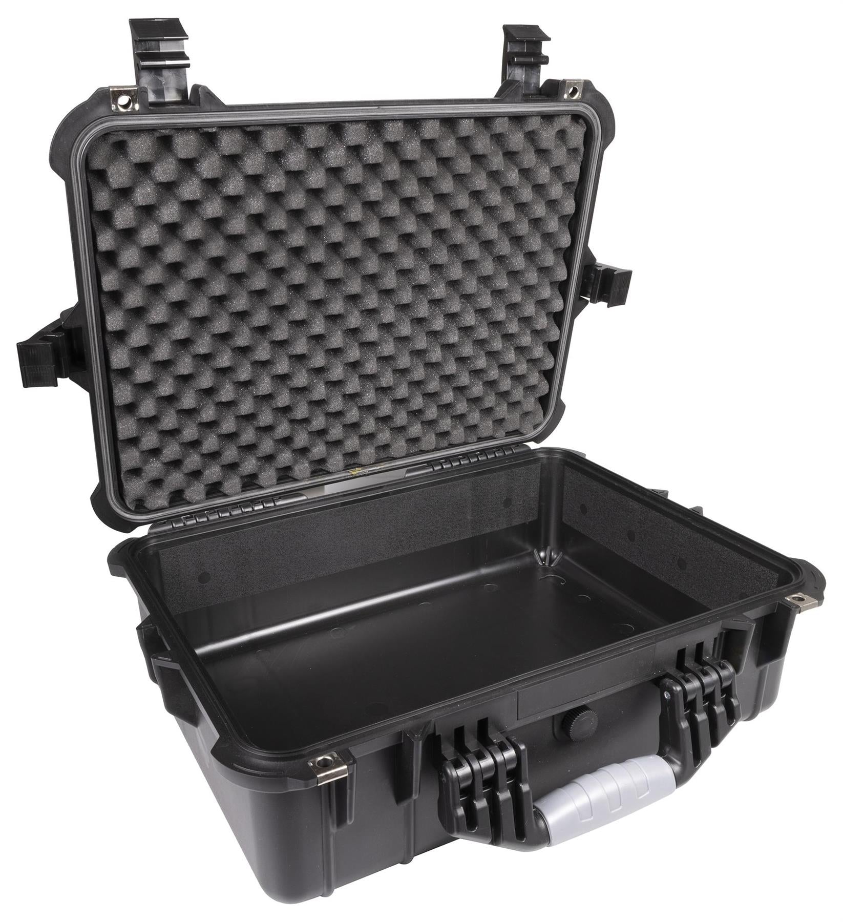 Waterproof Travel Flight Dry Box Hard Carry Case Foam Tool Camera Storage Box Protective Black 390mm x 515mm x 185mm -