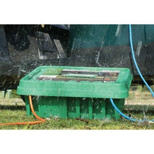 DRiBOX Dry Box FL-1859-330G IP55 Large Weatherproof Junction Connection Box For Cables & Sockets - Green