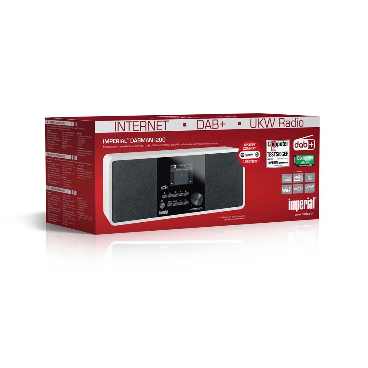 Imperial DABMAN i200 Multifunctional Stereo Radio DAB+ / FM / Internet White