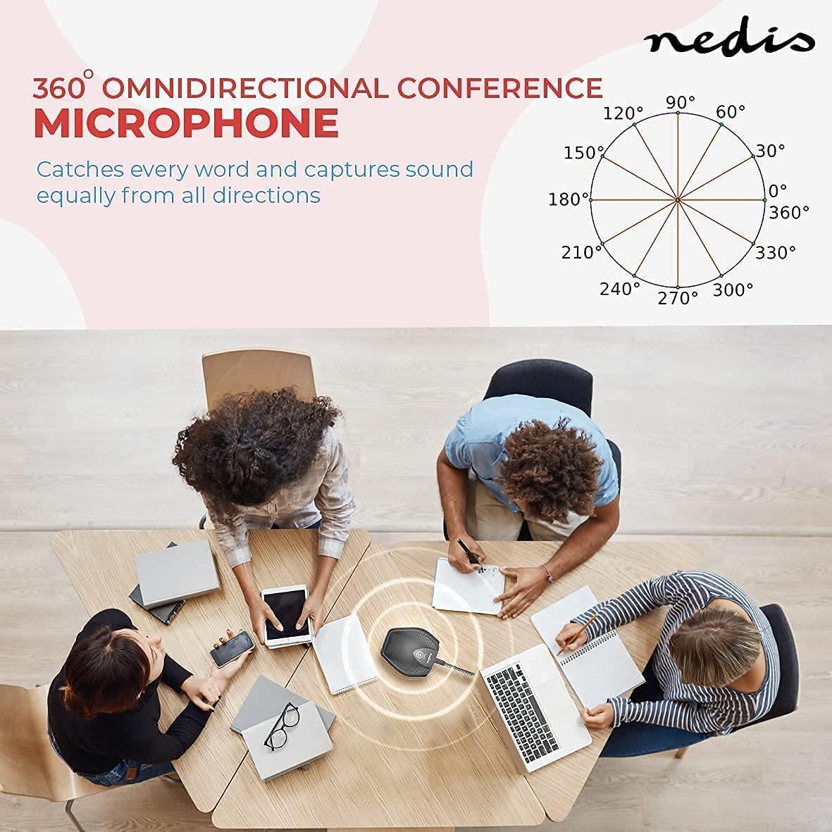 Nedis Microphone | Used for: Desktop / Notebook | Wired | 1x USB