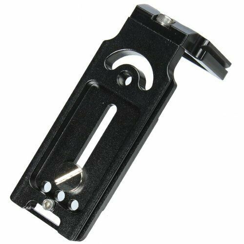 Ex-Pro Quick Release L Plate Bracket for Canon Nikon Sony Cameras, Arca Swiss Compatible Tripod Mount, CNC Alloy, Adjustable Fit
