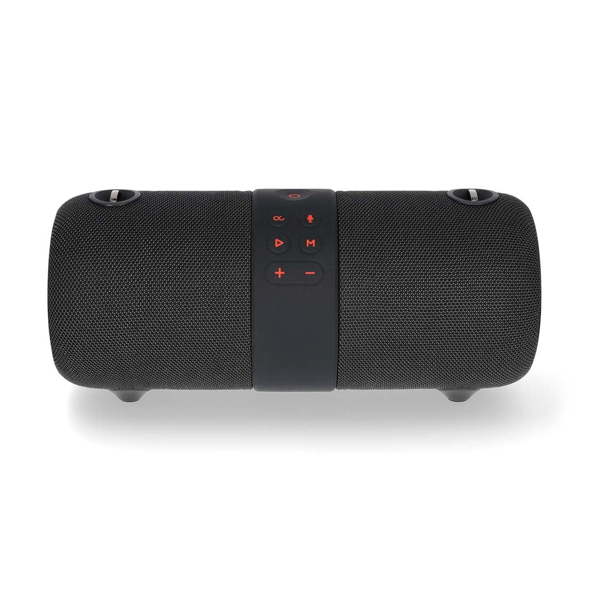 Nedis Bluetooth Speaker, 40W Portable Wireless Stereo with Built-In Mic, RGB LED Lights, IPX6 Water Resistant, TWS Pairing, USB-C Charging, Up to 6.5H Playtime - Black