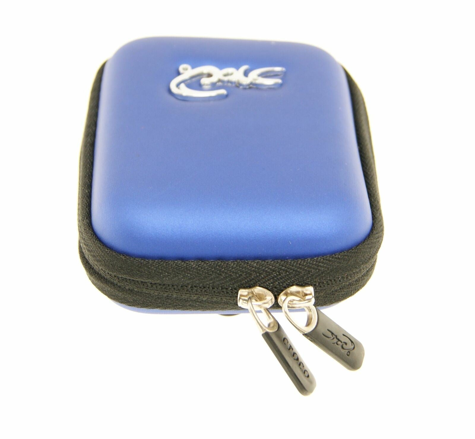 Croco Tough Case Shock/Water Proof for a Digital Cameras [Medium] - Blue
