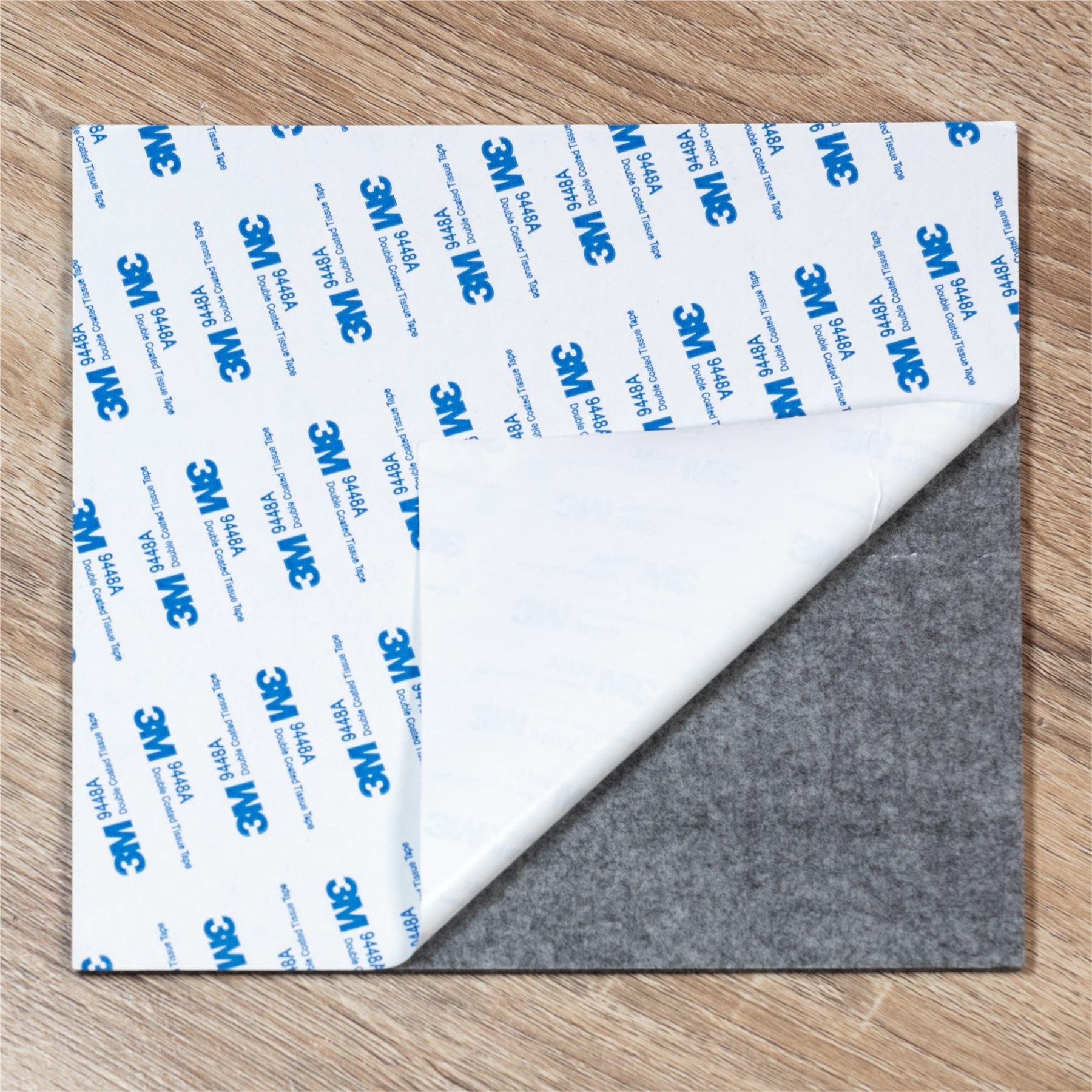 200mm 4 Pack Square Felt Pads Self Adhesive Black Sticky Furniture Floor Chair Legs Protectors