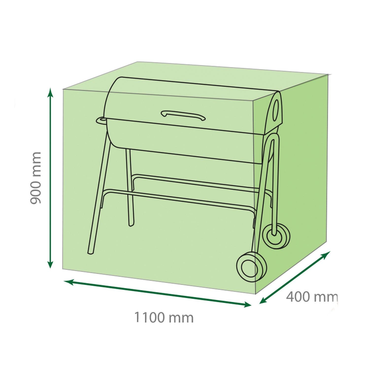 Water Resistant Trolley BBQ Barbecue Cover 90x110x40cm