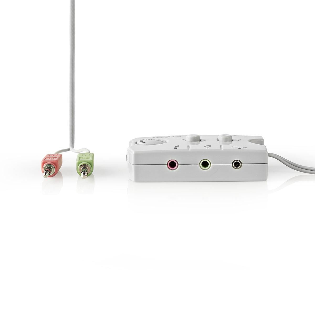 Nedis Audio Switch | Connection input: 2x 3.5 mm Male | Connection output: 3x 3.5 mm Female + 2.5 mm Female | Function control: Manual | Number of buttons: 3