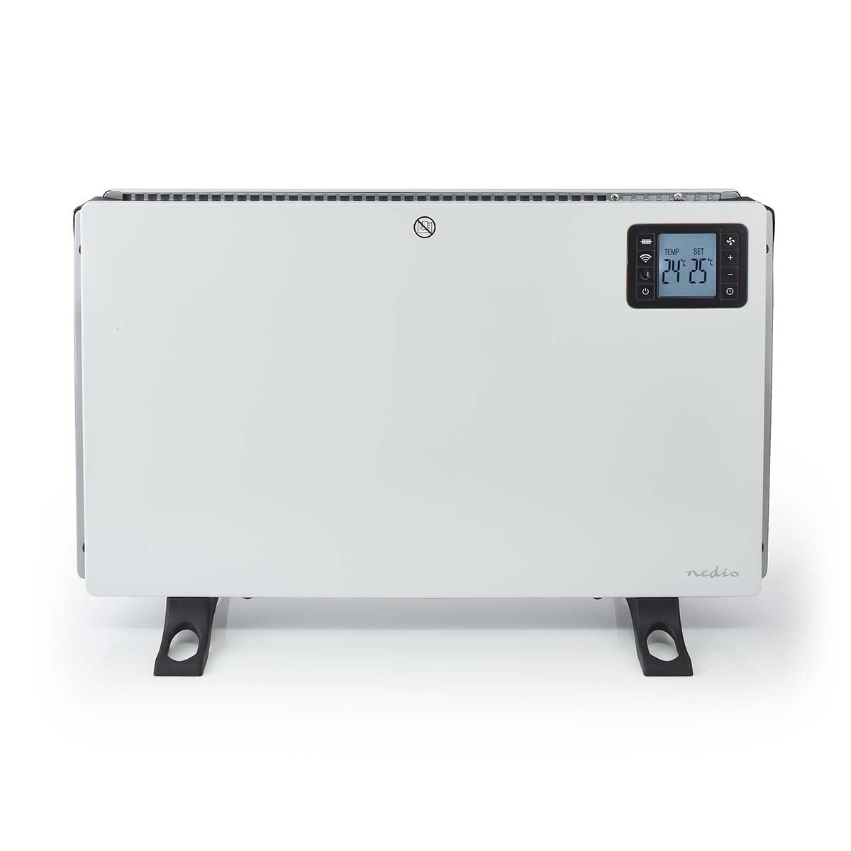Nedis SmartLife Convection Heater | Wi-Fi | 2000 W | 3 Heat Settings | LCD | 5 - 37 °C | Adjustable thermostat | White