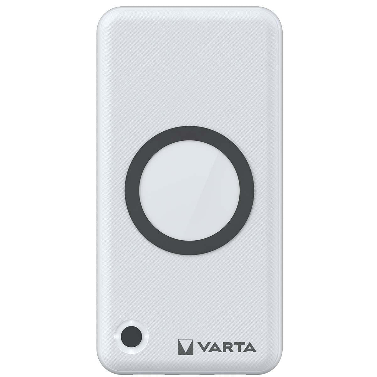 Varta Mag Pro Wireless Power Bank White Edition | 15000 mAh | Output connection: Wireless Mag Pro / 1x USB-A / 2 x USB-C™