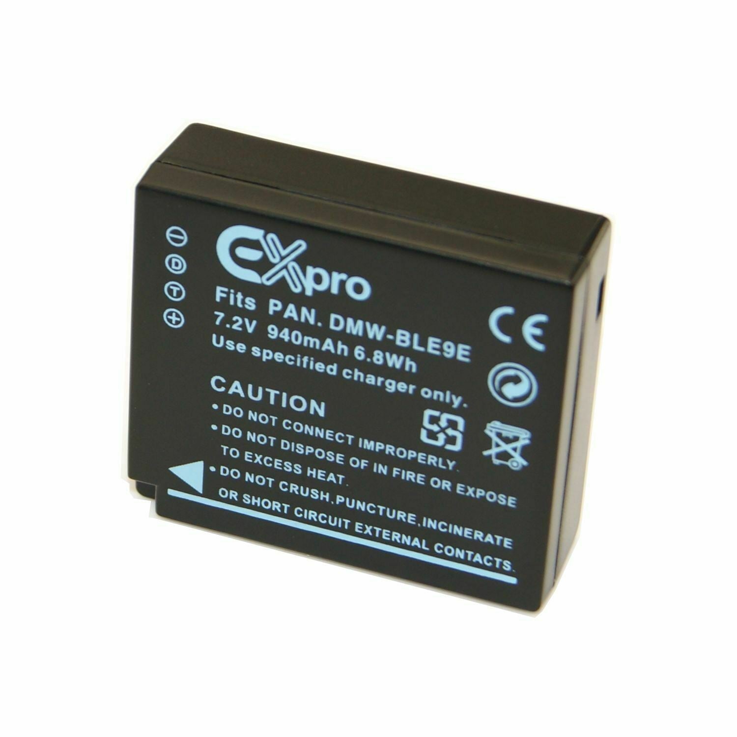 Ex-Pro Panasonic DMW-BLE9 DMW-BLE9E DMW-BLE9PP Panasonic Li-on Digital Camera Battery