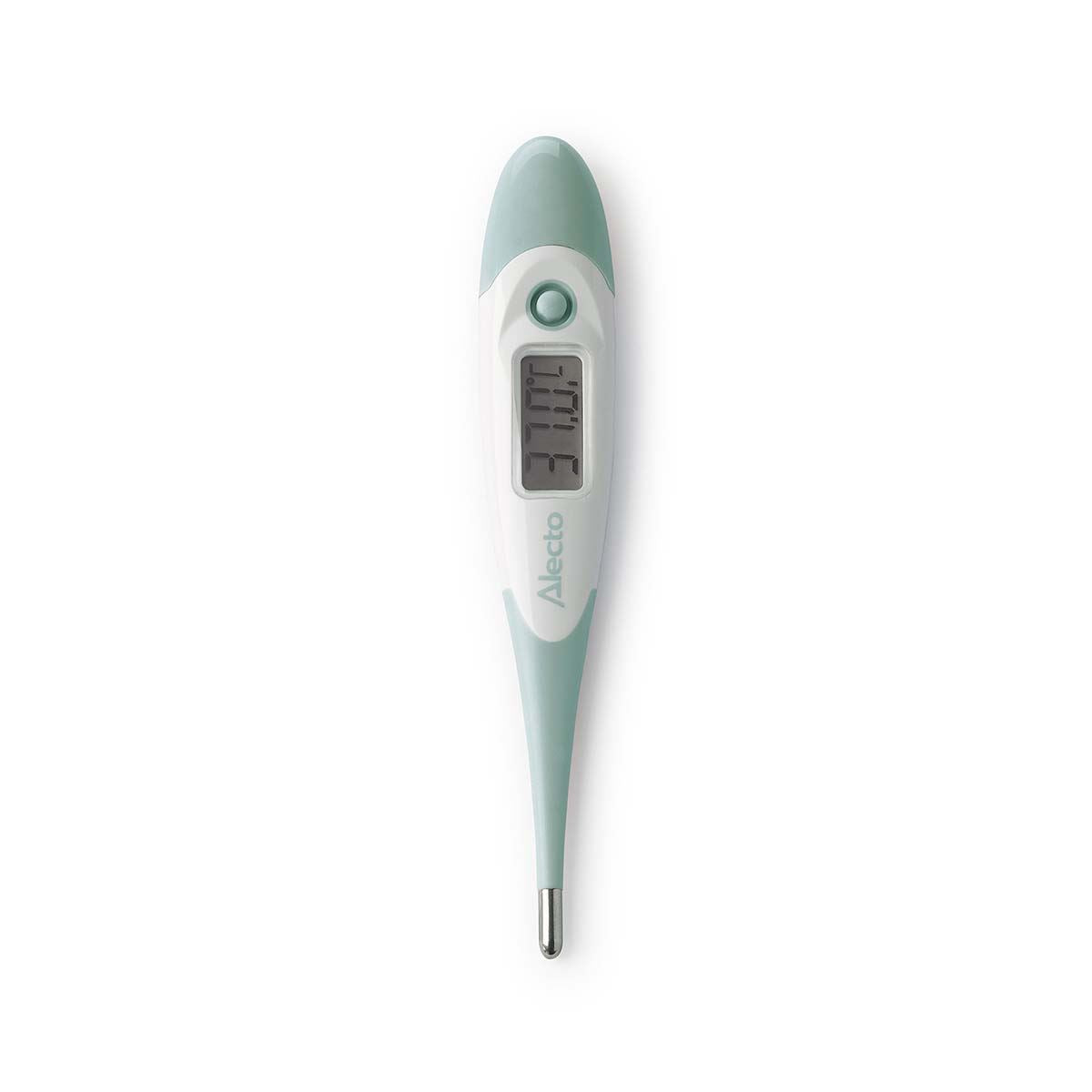 Alecto Digital LCD Thermometer, Medical Oral, Under Arm, Baby & Adult Thermometer, Fast & Accurate Reading, with Case - Green