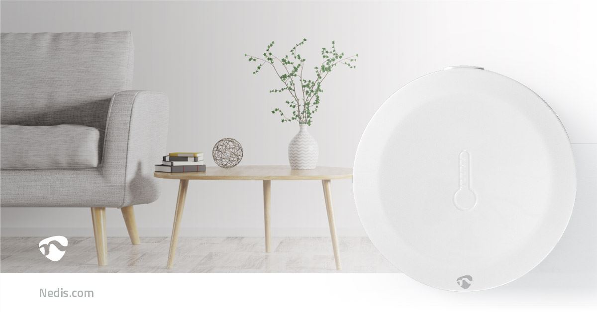Nedis SmartLife Climate Sensor | Zigbee 3.0 | Battery Powered | Android™ / IOS | White