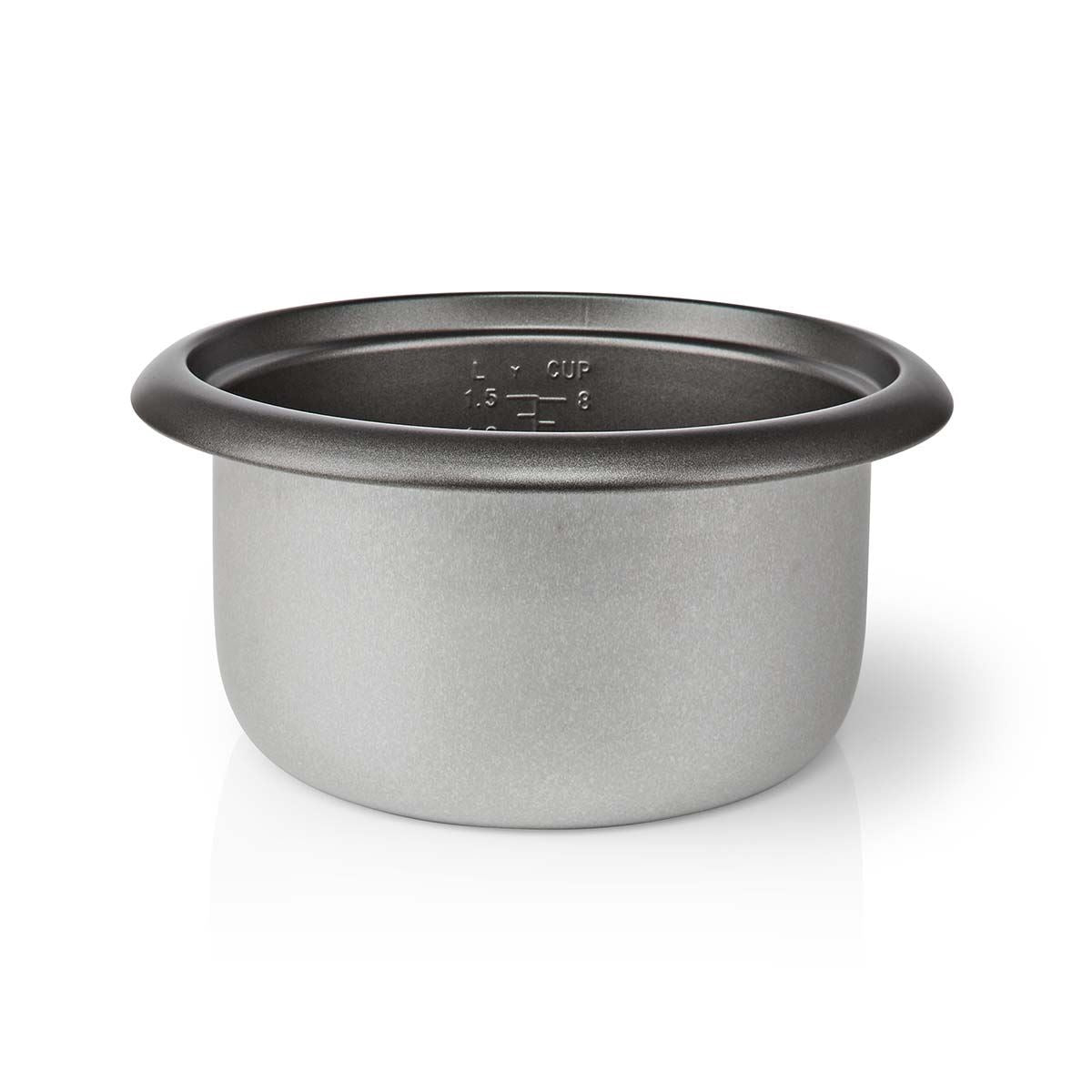 MELISSA 1.5L Rice Cooker with Keep-Warm Function & Boil Dry Protection, 500W, for 1-6 People, Quick Preparation Without Burning, Non-Stick Coating, Stainless Steel