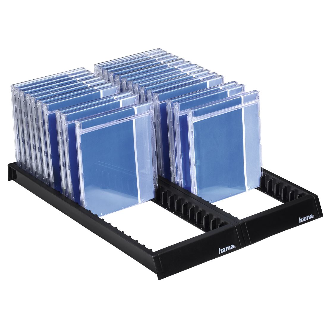 Flipper Cd Rack Hama 44 CD Storage Flipper Unit for CDs - Black