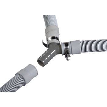 Xavax Washing Machine Dishwasher Drain Hose Y Piece Joiner Connector Splitter 17mm