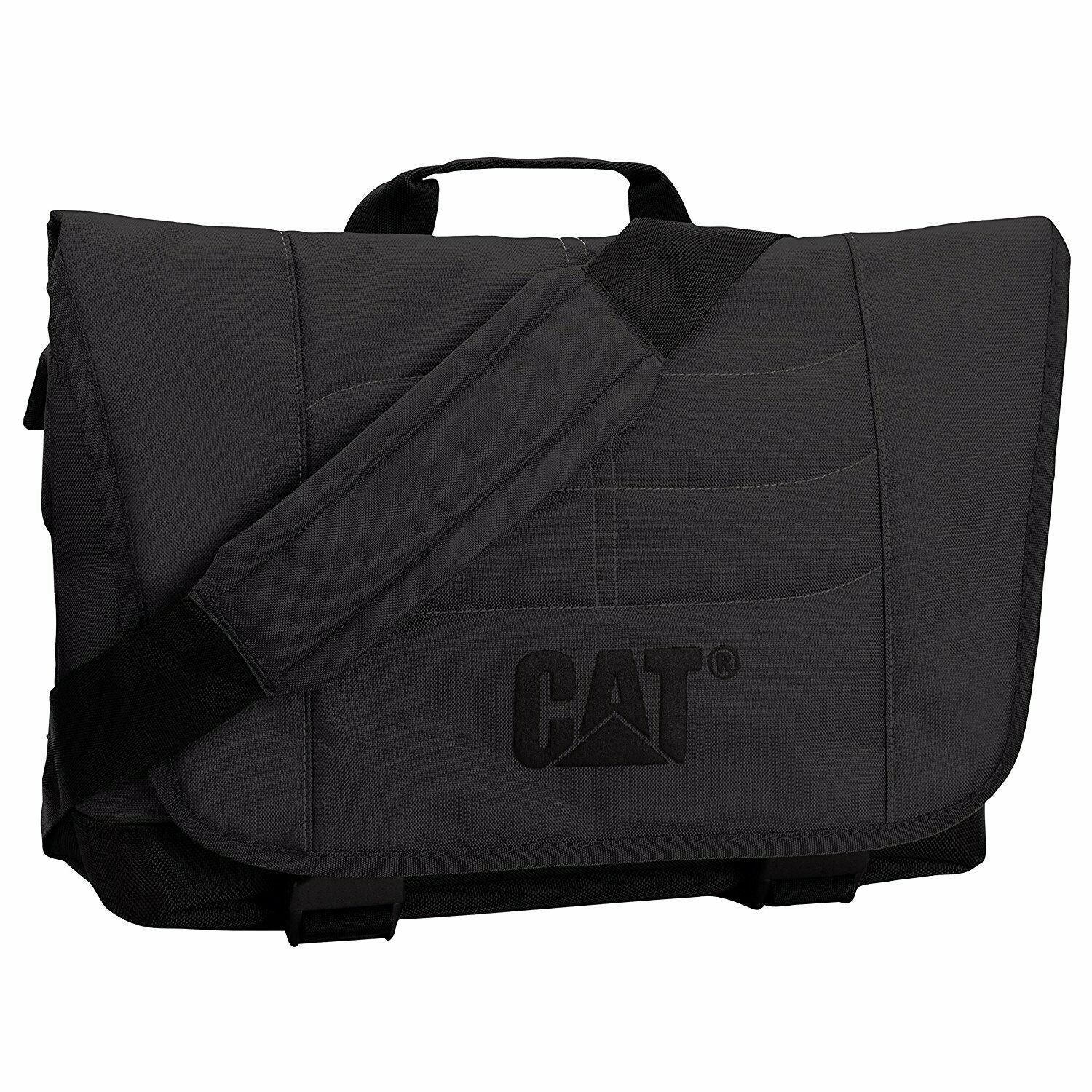 CAT Caterpilla Charles Shoulder Messenger Notebook Laptop Macbook to 15.6" Bag - Grey