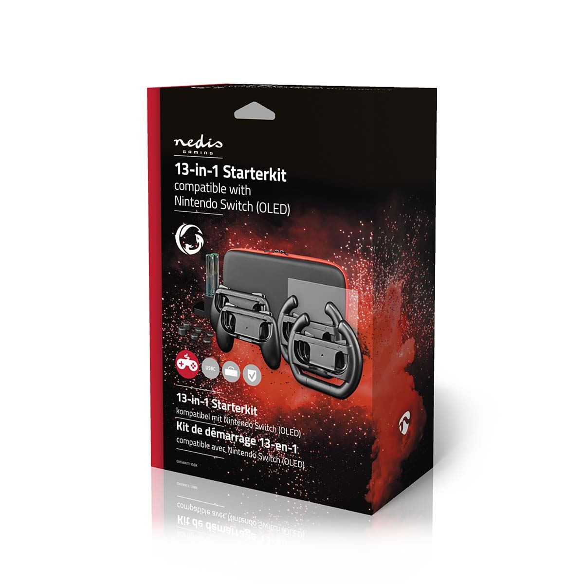 Nedis Gaming Starter Kit | Compatible with: Nintendo Switch (OLED) | 13-in-1