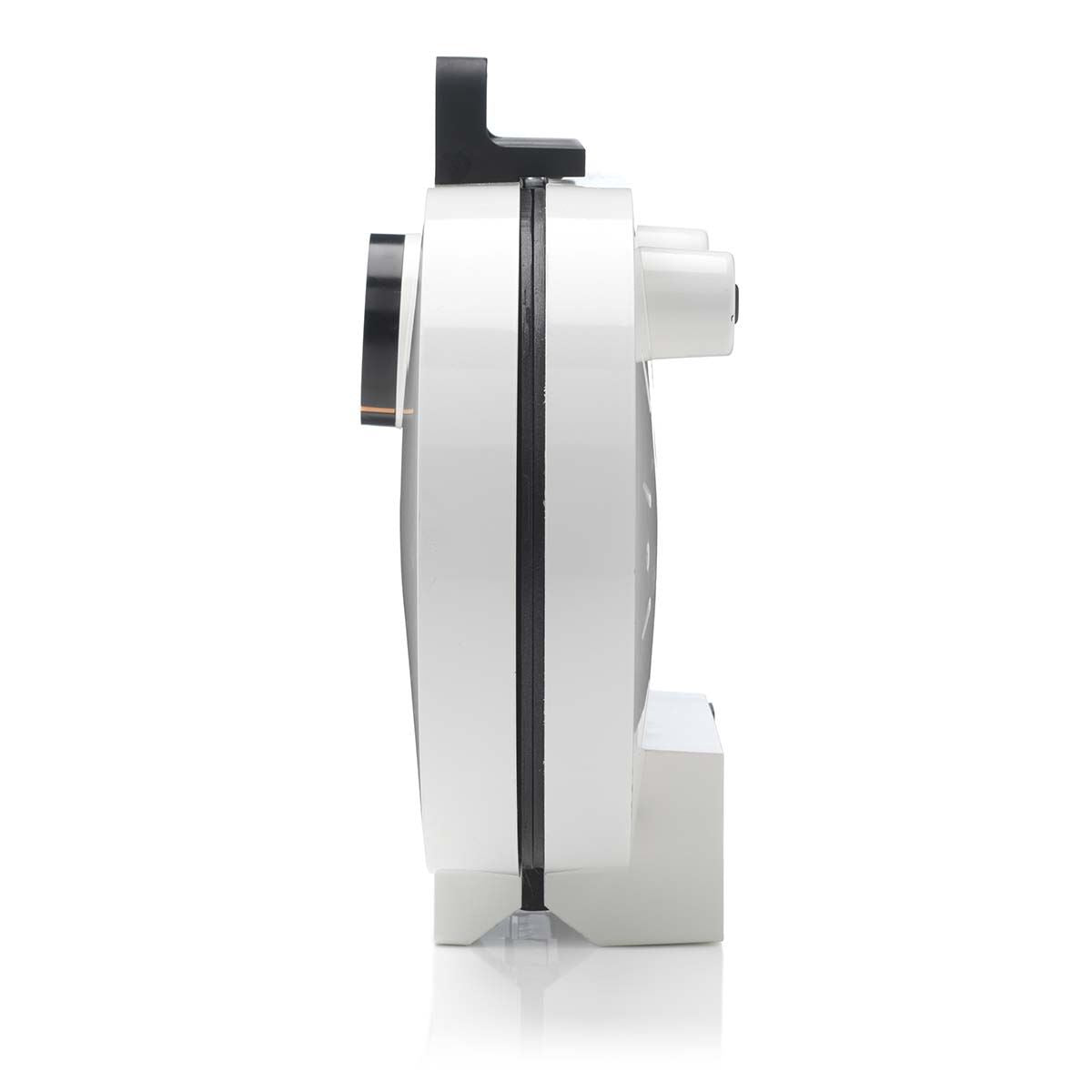 Trebs Waffle Maker Iron, Double Heart Shape Waffle Machine with Non Stick Plates & Adjustable Temperature Control, 1200W - White