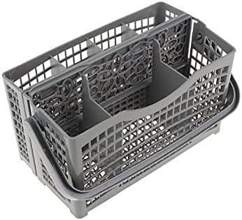 Universal Dishwasher 2-in-1 Full Size and Detachable Slimline Cutlery Basket 230mm x 130mm 145mm