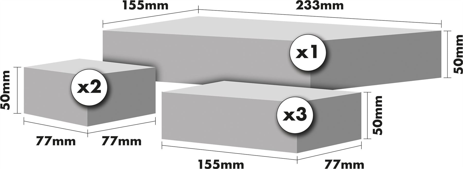 6 Pcs Draw Organiser Box Desk Drawer Fridge Trays Makeup Storage Plastic Divider