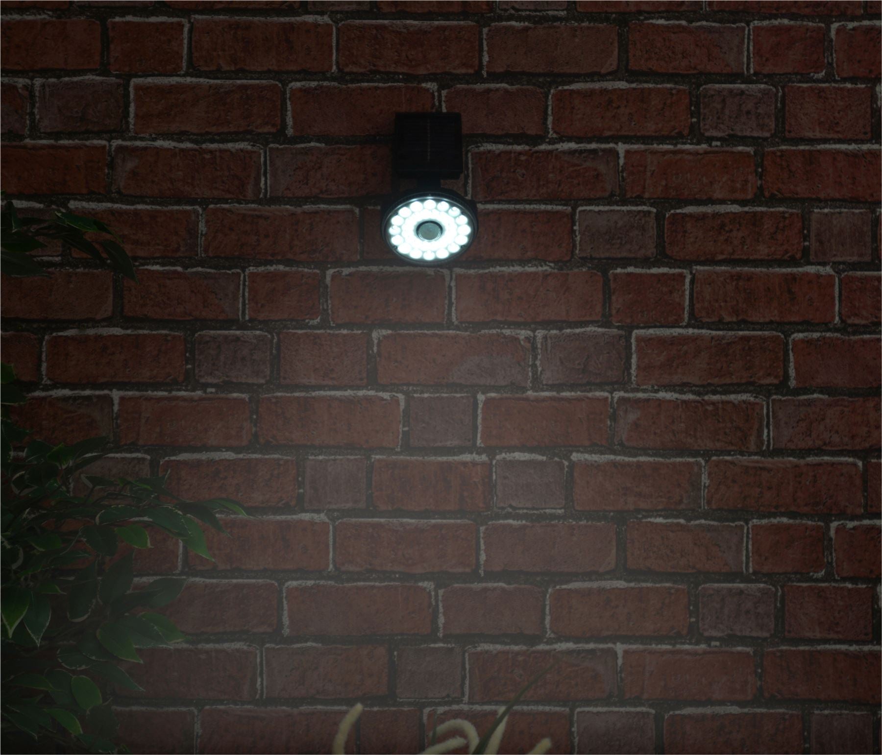 Ultra Bright LED Solar Security Wall / Fence Light Lamp With PIR Motion Sensor