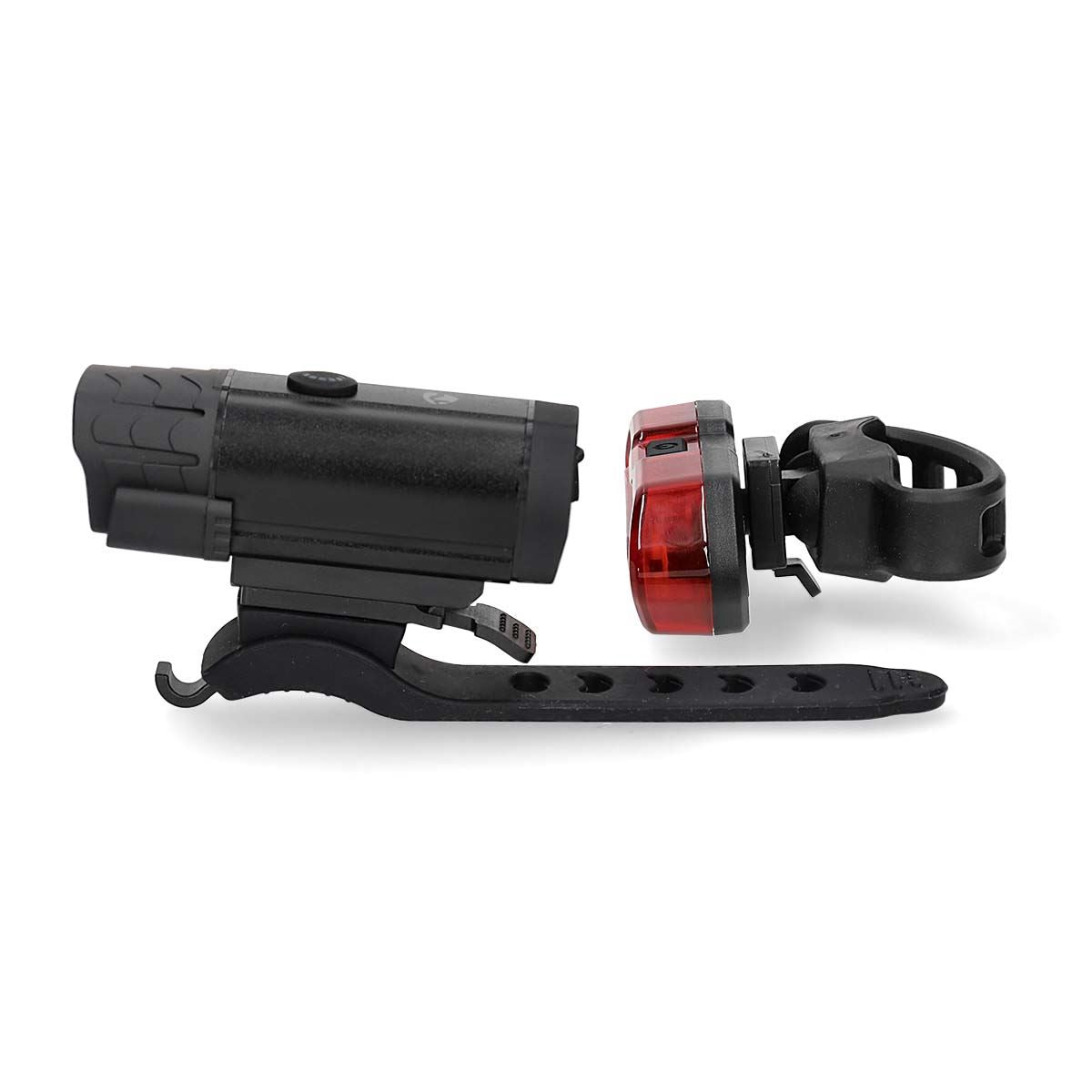 Nedis Rechargeable Bicycle Light | Battery Powered | 5 V DC | 3 W | 400 lm | 4.5 lm | 100 m | 110 °