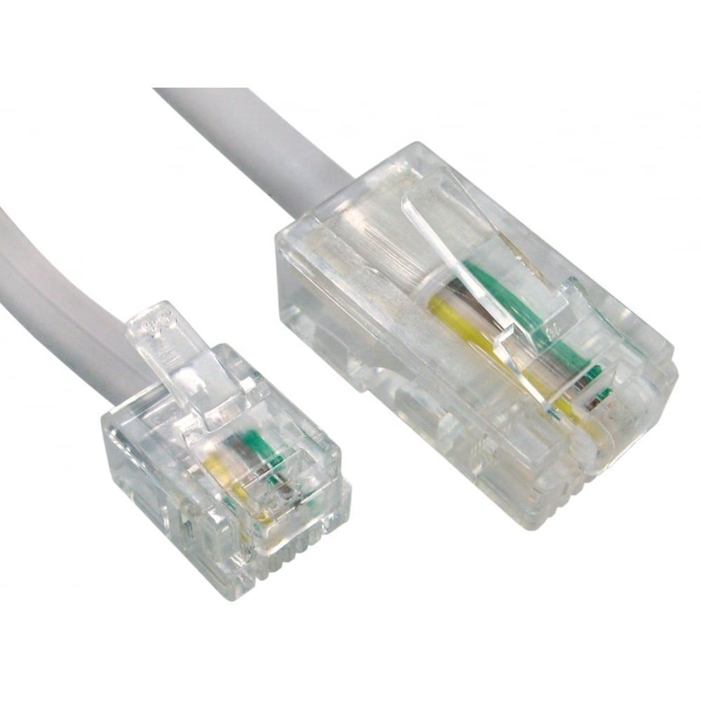 Ex-Pro 3m RJ11 to RJ45 Cable - White
