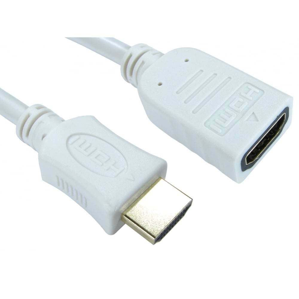 Ex-Pro 3.0m High Speed HDMI™ Extension Cable | HDMI™ Connector to HDMI™ Output | White