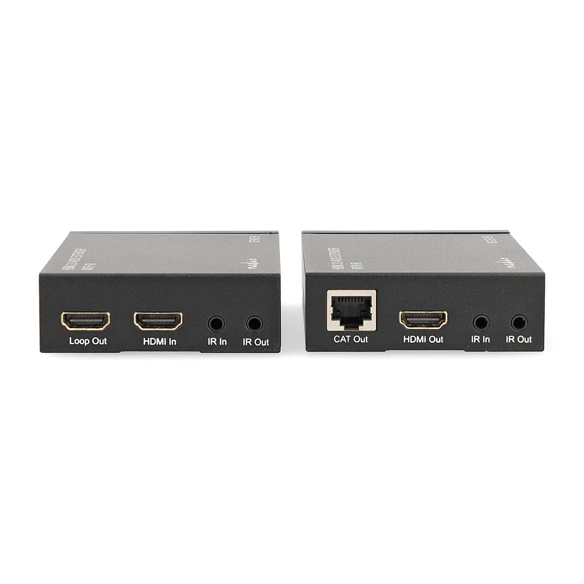 Nedis HDMI™ Extender | Over Cat6 | up to 60.0 m | 4K@60Hz | 18 Gbps | Metal | Anthracite