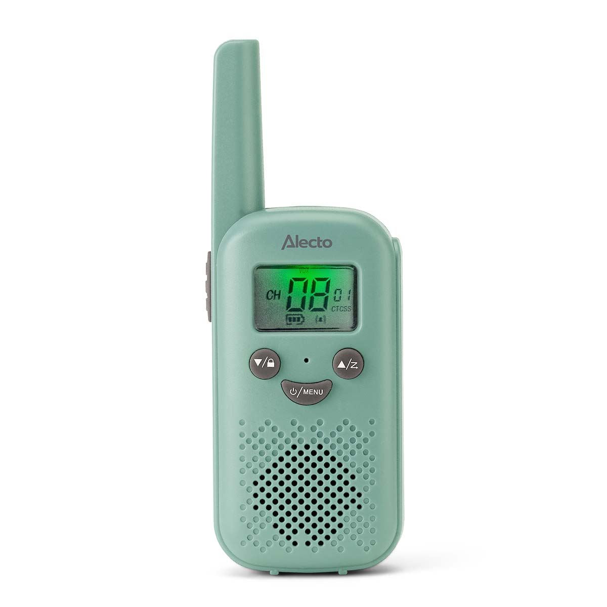 Alecto Walkie-Talkie Set | 2 Handsets | Up to 6 km | Frequency channels: 8 | PTT / VOX | 24 h standby | Green | FR10GR