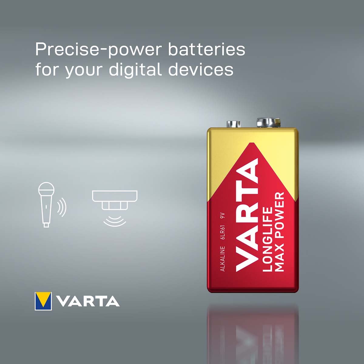Varta Longlife Battery Max Power 9V 1-Blister