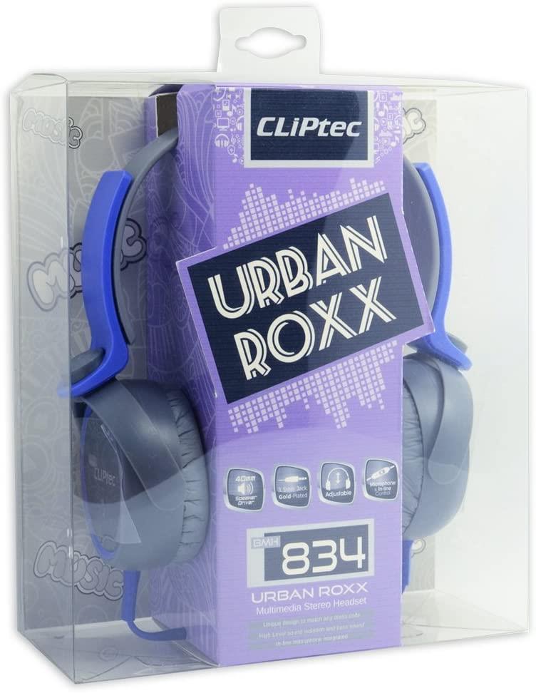 CLiPtec URBAN Dynamic Stereo Multimedia Headset with Microphone - Purple