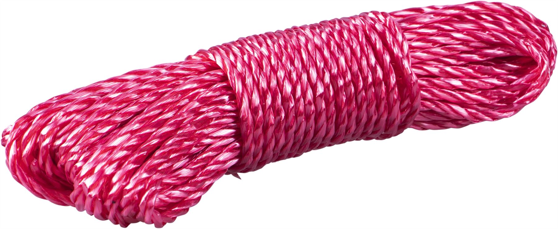 20m Heavy Duty Clothes Washing Line Rope Laundry Dryer - Pink