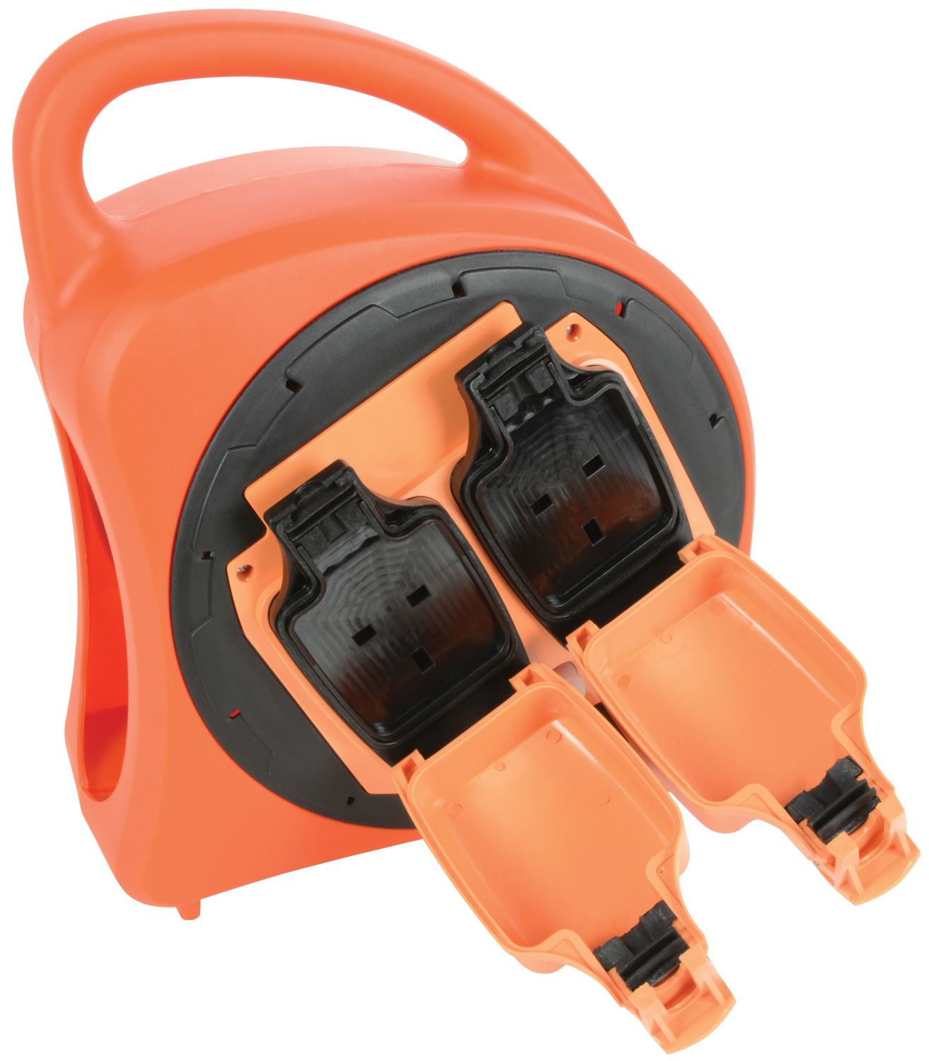 Mercury Weatherproof Mains Outdoor Electrical Extension Lead for Garden and DIY Tools, 13 Amp, IP54, 1 Gang Socket, Reel, 20m