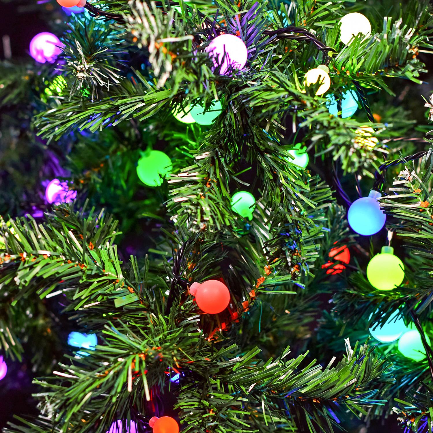 Lyyt 20m 200 LED RGB Coloured Changing Berry Lights Indoor/Ourdoor with Timer & Remote