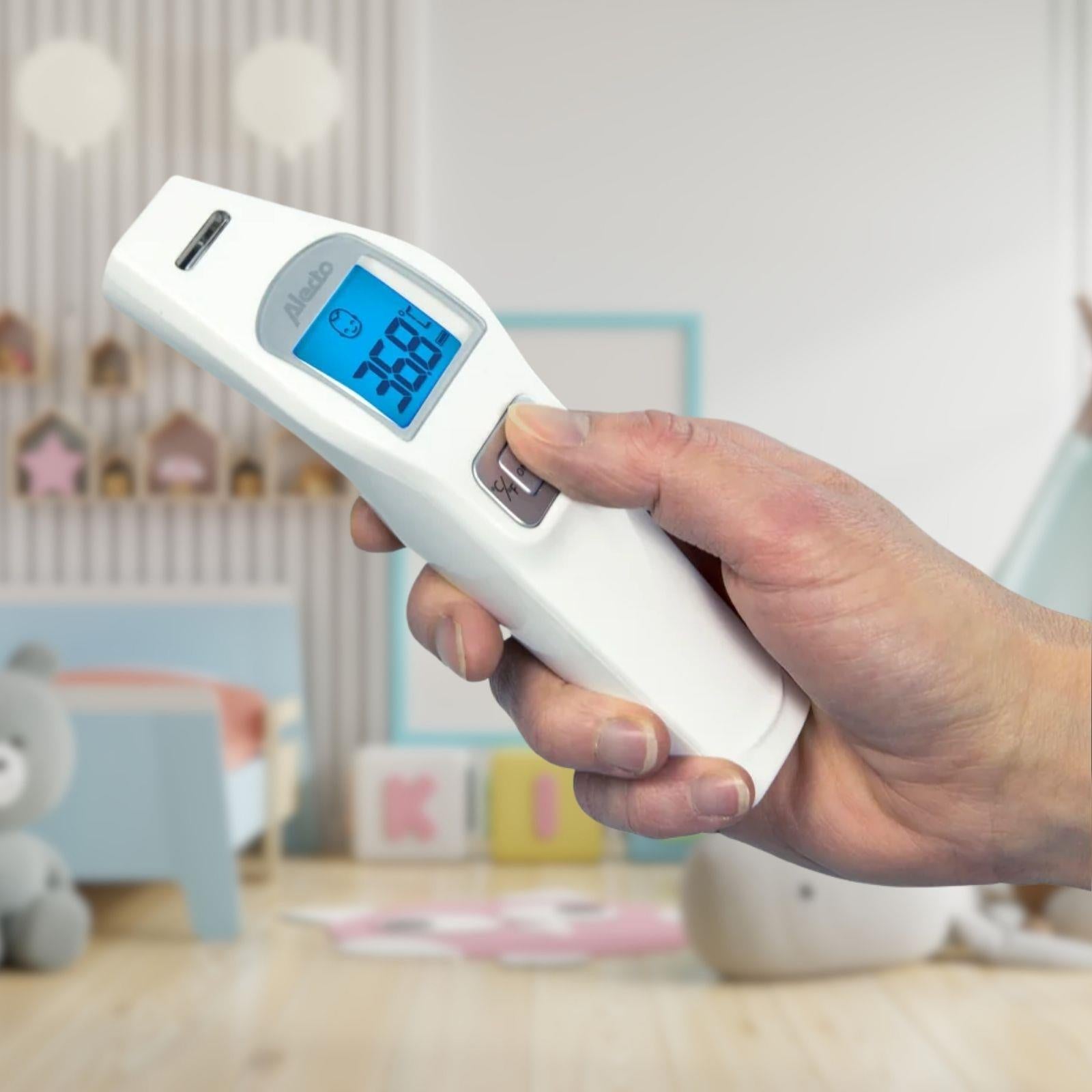 Alecto Forehead Medical Thermometer Infrared - White
