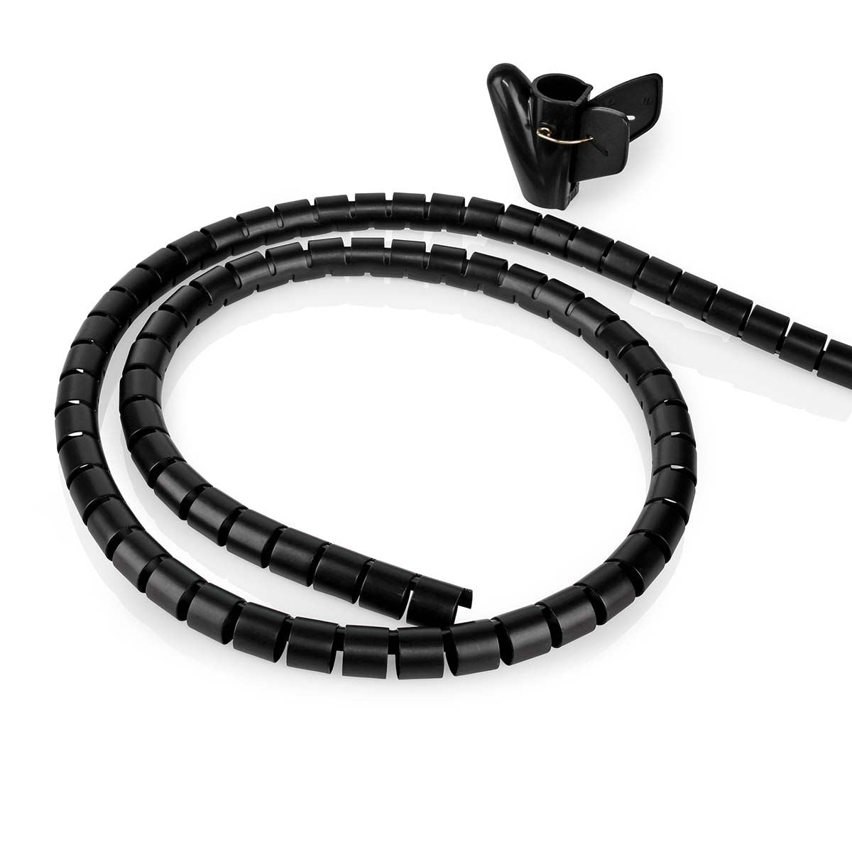 Nedis Cable Management | Spiral Sleeve | 1 pcs | Maximum cable thickness: 22 mm | PE | Black