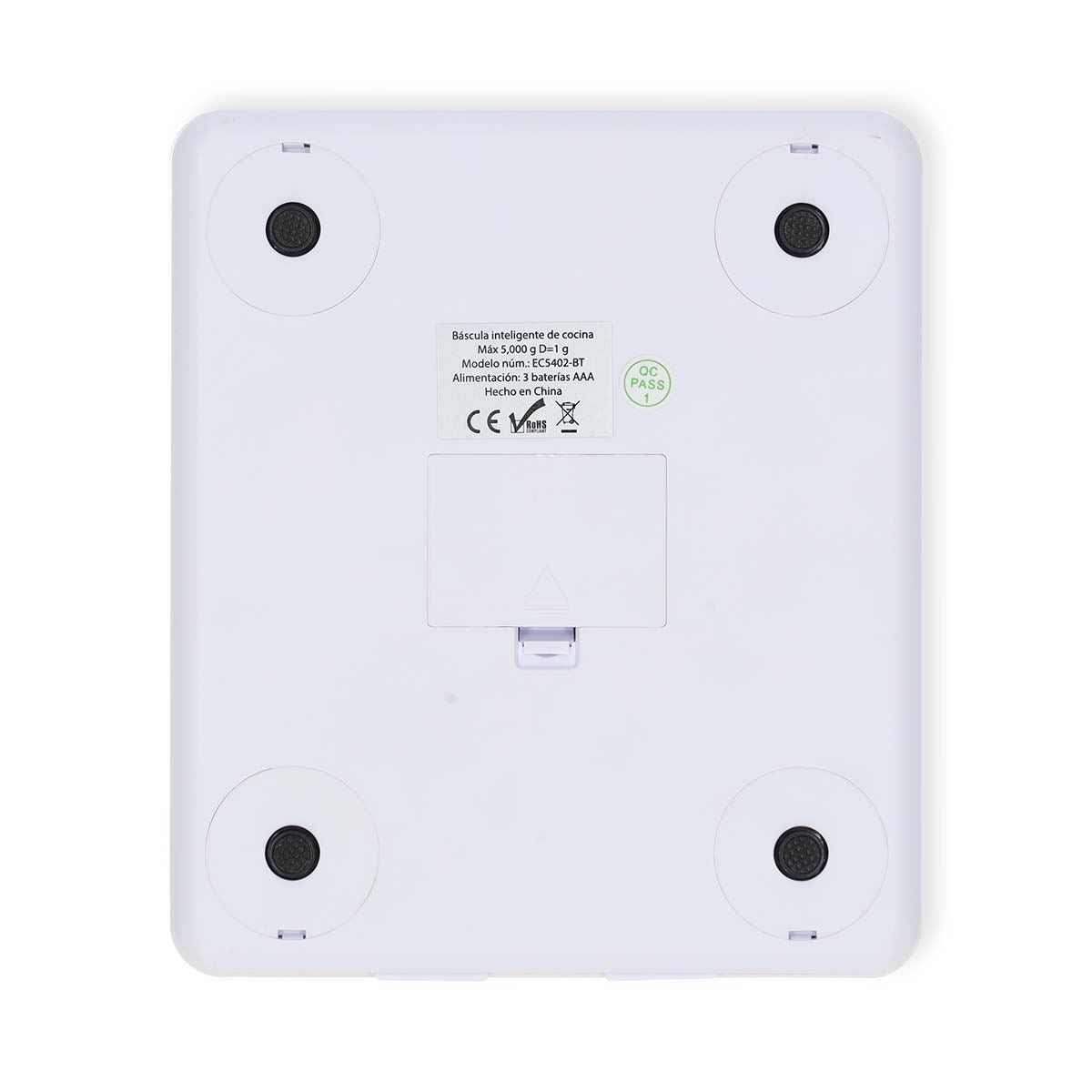 Nedis SmartLife Digital LCD Glass Kitchen Scales with Nutritional Calculator App