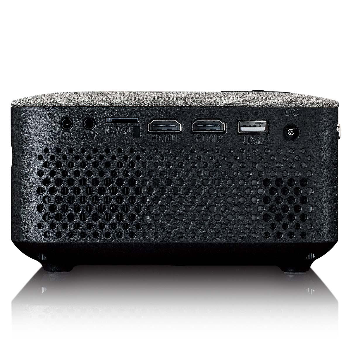 Lenco LCD Projector and Bluetooth® with high resolution, supports HD 720P content Grey