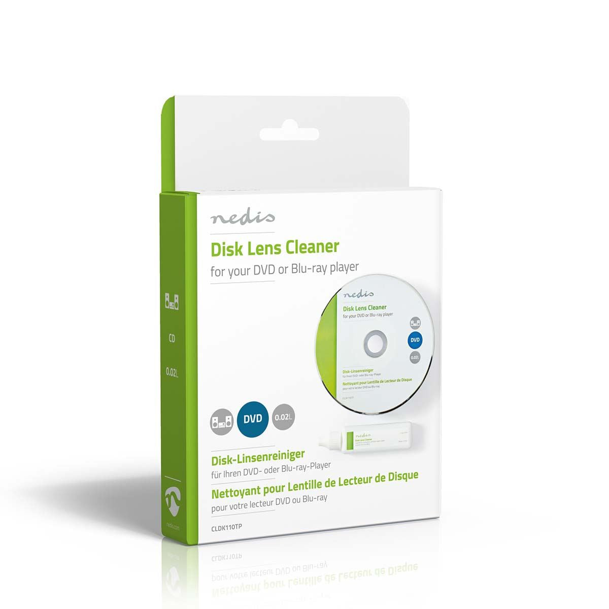 Nedis Disc Lens Cleaner | Blu-ray | DVD | 20 ml