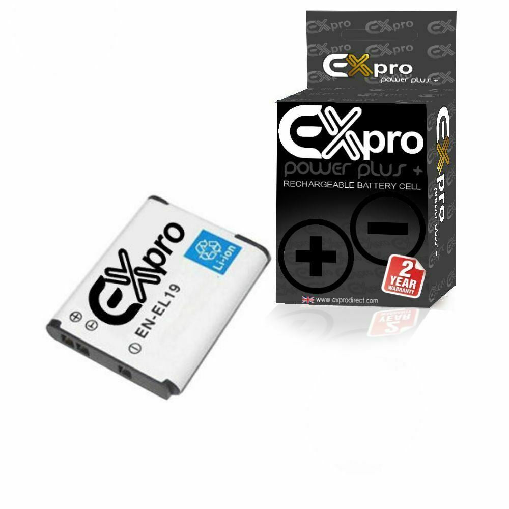 Ex-Pro EN-EL19, ENEL19 Nikon Li-on Digital Camera Battery