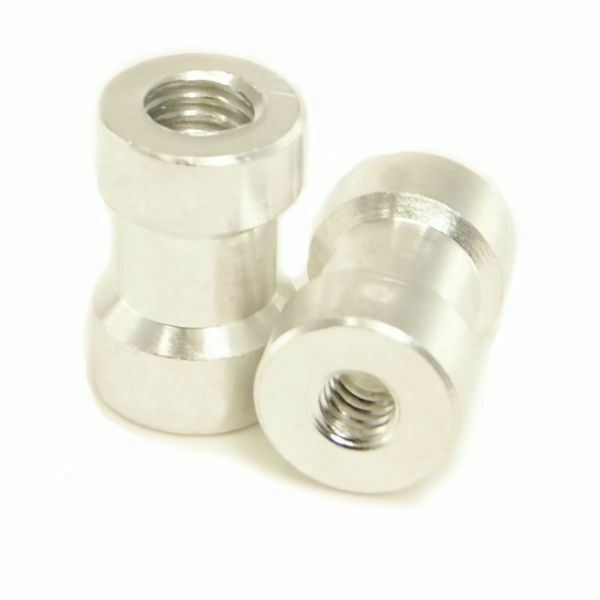Ex-Pro 1/4''-20TPI Thread & 3/8'' Female Thread Adapter for Light Stand, Tripod, Flash Holder & Ballhead [2 Pack]