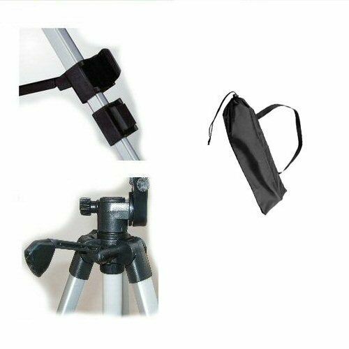 Ex-Pro TR-654 Light Weight Geared with Pan & Tilt  - Camera / Camcorder Tripod (490mm - 1340mm / 53")