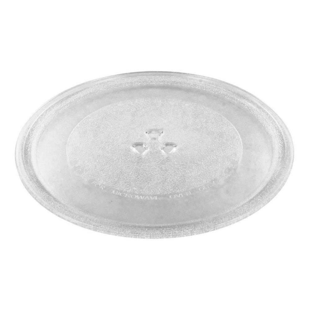 Strong Durable Universal Microwave Turntable Glass Plate with 3 Fixers, 320mm