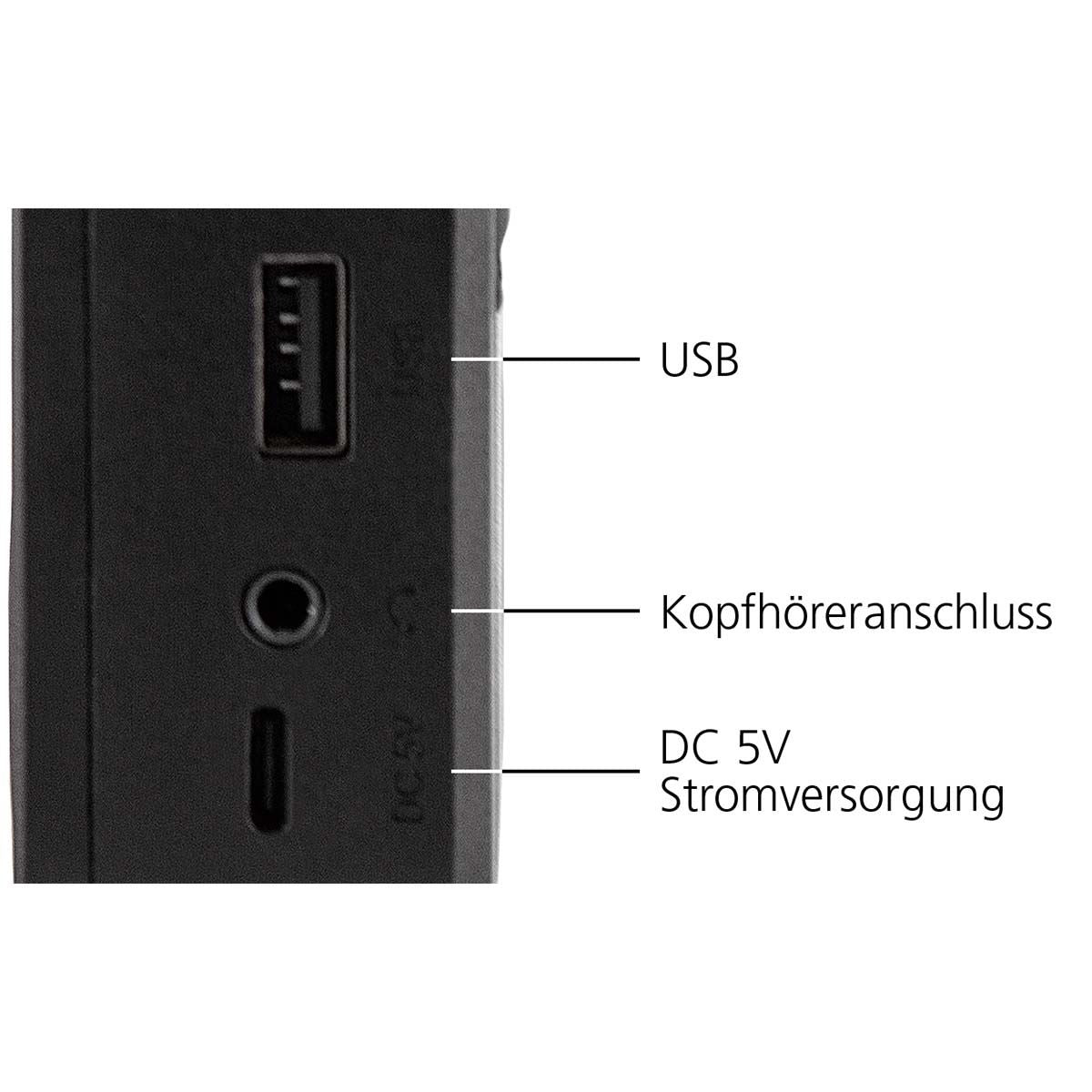 Imperial DABMAN 17 portable DAB+/FM radio with Bluetooth Black