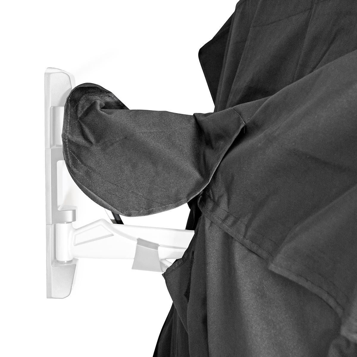 Nedis Outdoor TV Screen Cover, 55-58 in, Weatherproof Oxford Cloth, 360 Protection From Rain, Sunlight, Dust & Wind, with Side Zips & Remote Control Pocket, for Garden, Pub or Commercial Use