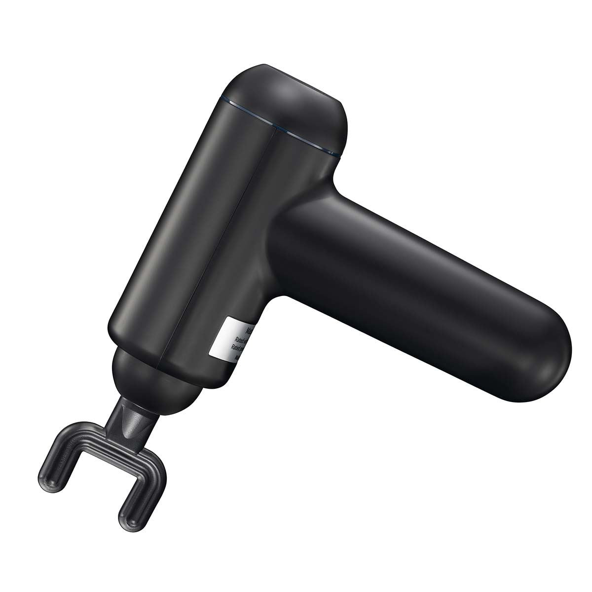 MELISSA Massage Gun, LED,  32-Speed with 4 Attachments, Brushless Motor for Muscle Recovery & Relaxation, Triangular Handle, Rechargeable - Black