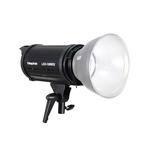 Ex-Pro Yakephoto 100W LED Video Light CRI 95+ 5700K 200K Dimmable Continous Light with Bowens Mount for Studio Photography Shooting