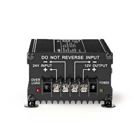 Nedis Power Converter | Car Powered | 24 V DC | 12 V DC | 120 W | Screw Terminal | Equipped with a fuse | Black