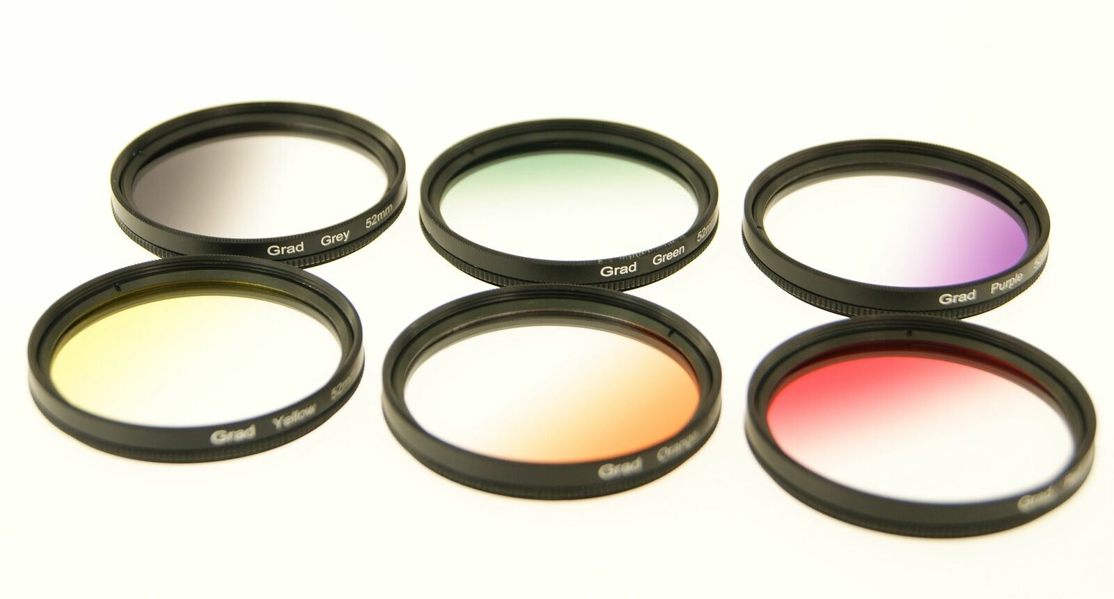 Ex-Pro 52mm Graduated Colour Filter Set 6 Piece Filter Kit with Case